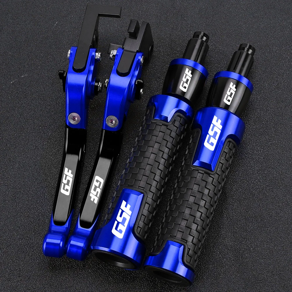 For Suzuki GSF250BANDIT ALLYEARS Motorcycle Aluminum Folding Brake Clutch Lever Handlebar Hand Grips ends GSF250 GSF 250 BANDIT