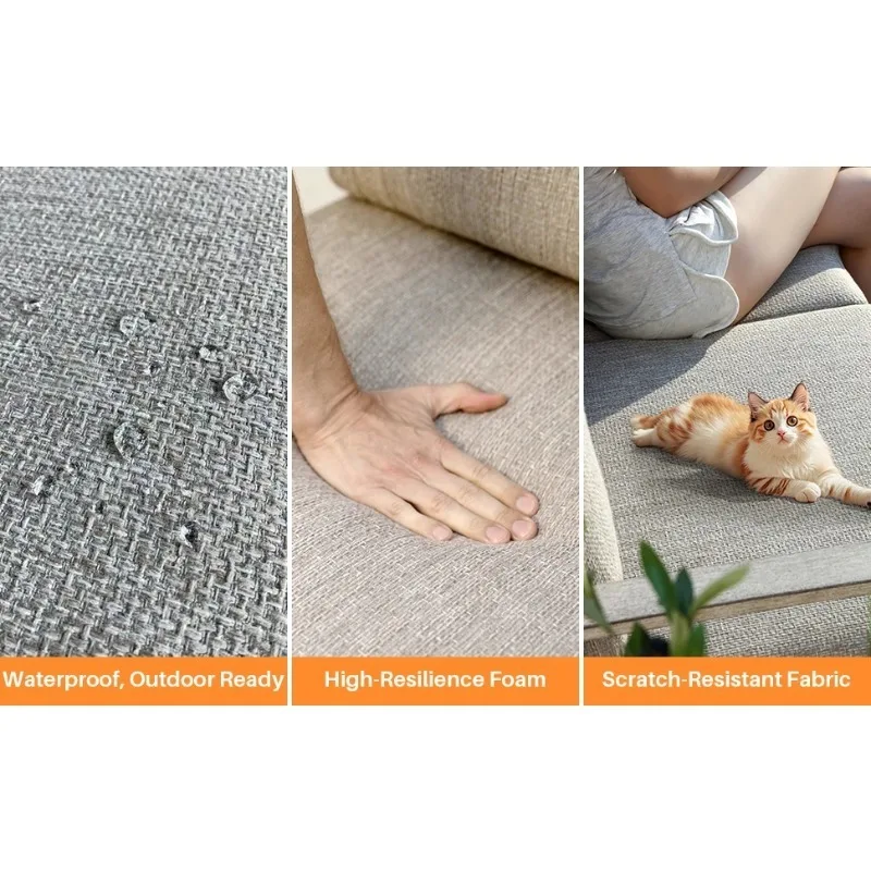 ركن أريكة سرير أثاث الفناء التخليص جلسات خارجية حديقة الأثاث أريكة استرخاء كرسي الأريكة الهواء منزل واحد Divano المعيشة