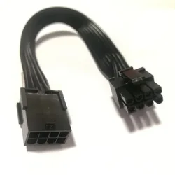 PCI-E PCIe grafika wyświetlanie wideo karta 8Pin kobieta do 8P 6 + 2 Pin męski przedłużacz zasilania przewód 18AWG 20/30/50/60cm