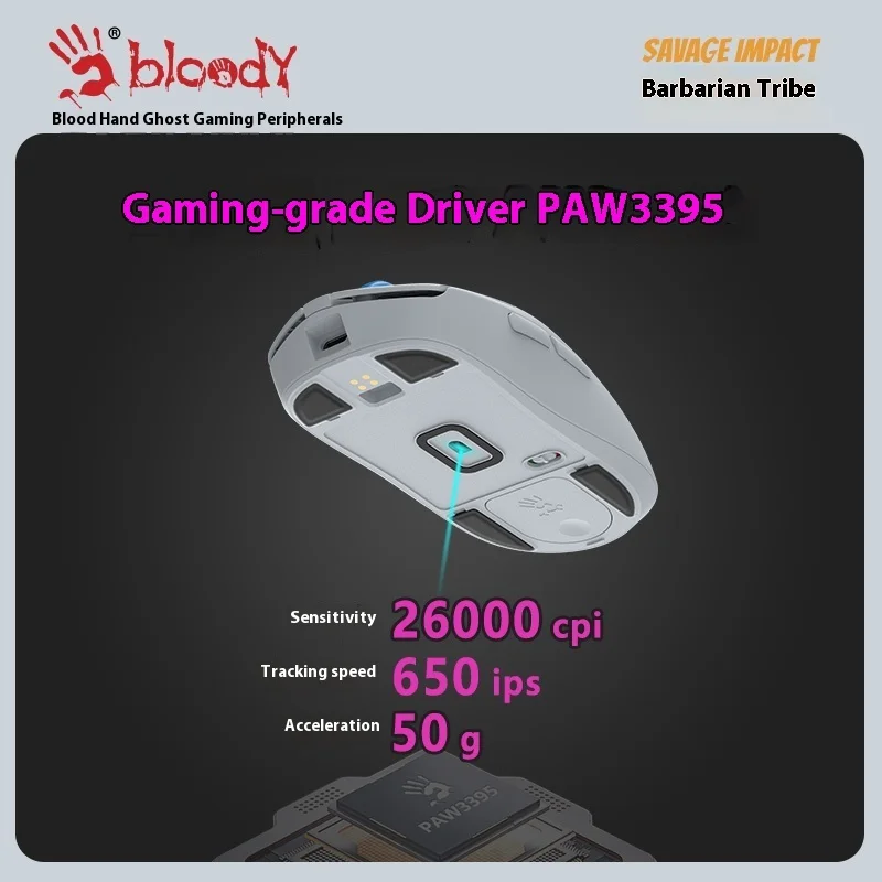 A4tech Savage Tribe R72pro Wireless Mouse Game E-Sports Special Fps Rechargeable Long Life Lightweight Mouse Gift