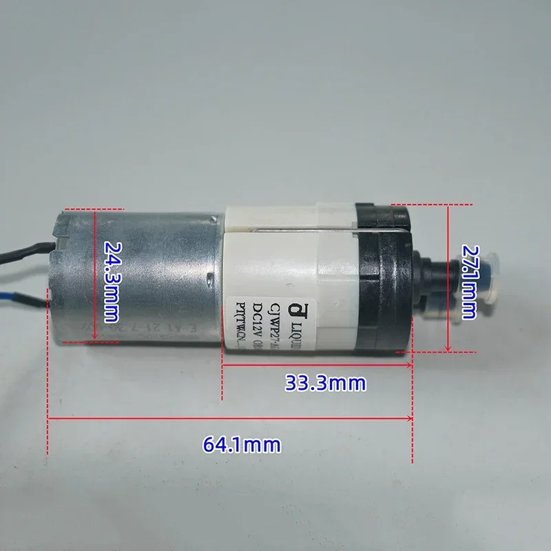Micro Diaphragm Pump CONJOIN CJWP27-AG12C3 370 DC 5-12V 1.1L/min Self-Priming for Tea Table Water Dispenser