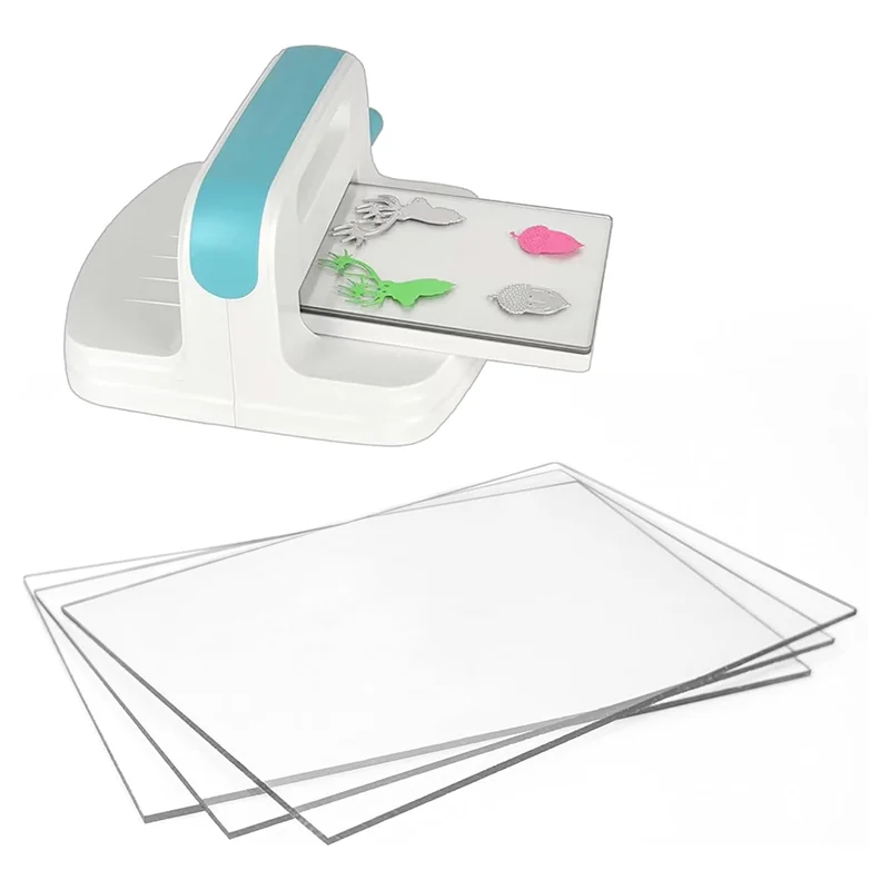 

Стильные-3 шт. прозрачные режущие пластины, прозрачные акриловые режущие подушечки для тиснения и рукоделия