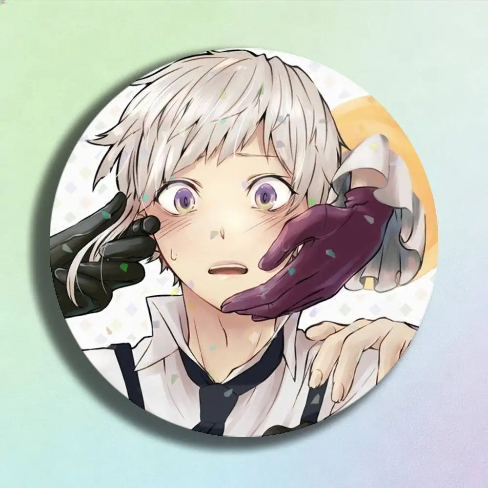 Bungo Stray Dogs Nakajima Atsushi Badge Stage Brooches on Backpack Clothes Handmade Enamel Pins for Jewelry Gift Bag Accessory