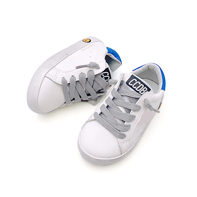 Classical Style New Born Shoes for Girls Baby Designer Children Shoe Custom CCDB Star Kids Sneakers 2024 White Child shoes