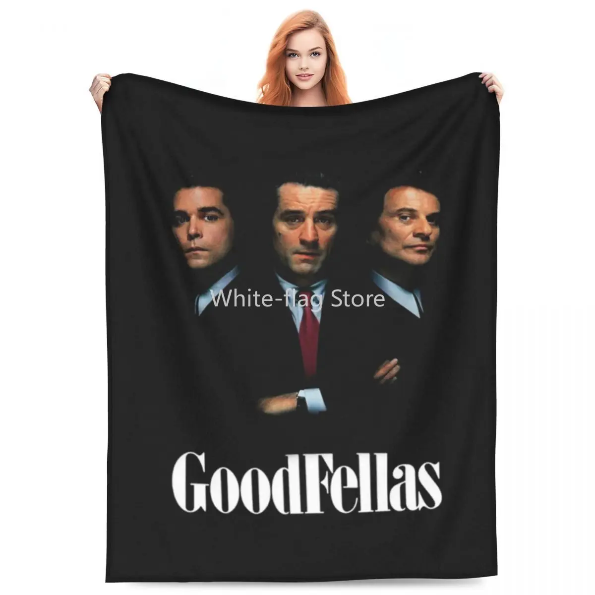 

Super Warm Blankets Travelling R-Robert De Niro Throw Blanket Goodfellas Flannel Bedspread Living Room Funny Sofa Bed Cover