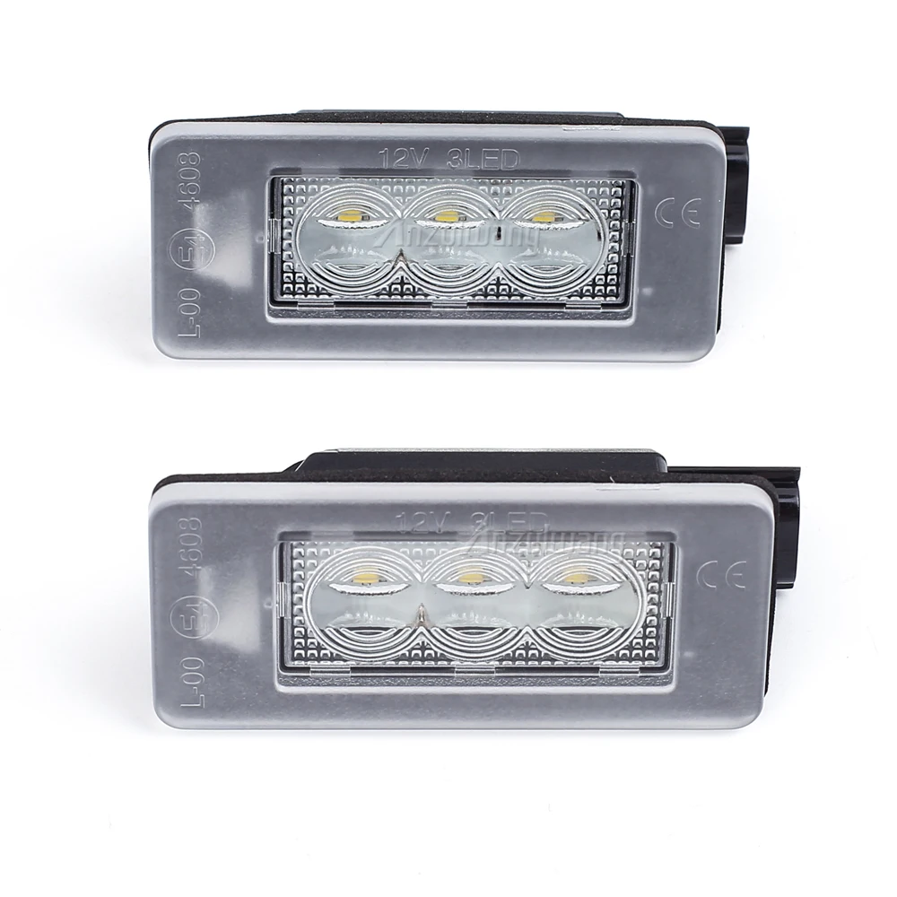 2Pcs For Nissan Serena C27 Altima Suzuki Landy Dacia Duster 2017 2018 2019 2020 2021 LED License Number Plate Tag Light Lamp