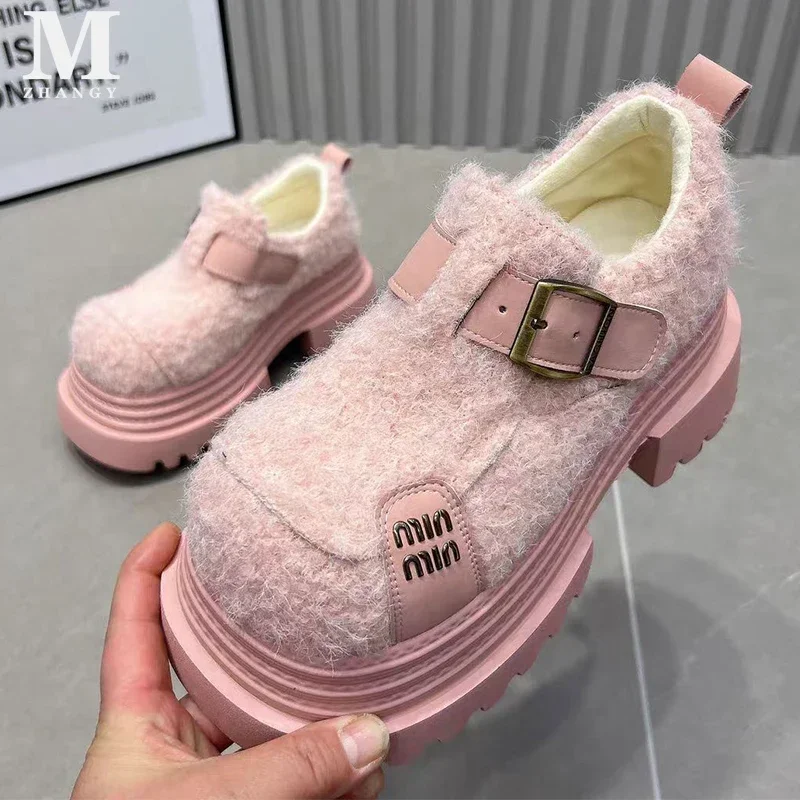 منصة النساء أحذية رياضية الشقق الربيع المشي أحذية رياضية امرأة 2025 الاتجاه مصمم حذاء كاجوال العلامة التجارية موضة Chaussure فام #4