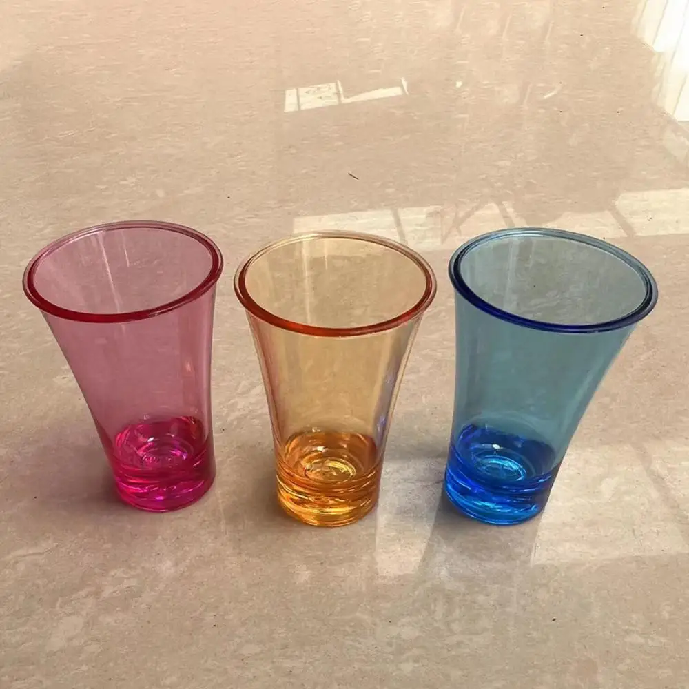 1~8PCS Set Plastic Shot Glass Bold Club Tumbler Liquor Wedding Wine Glasses Cocktail Pint Vodka Cup 6 6x4 3x3