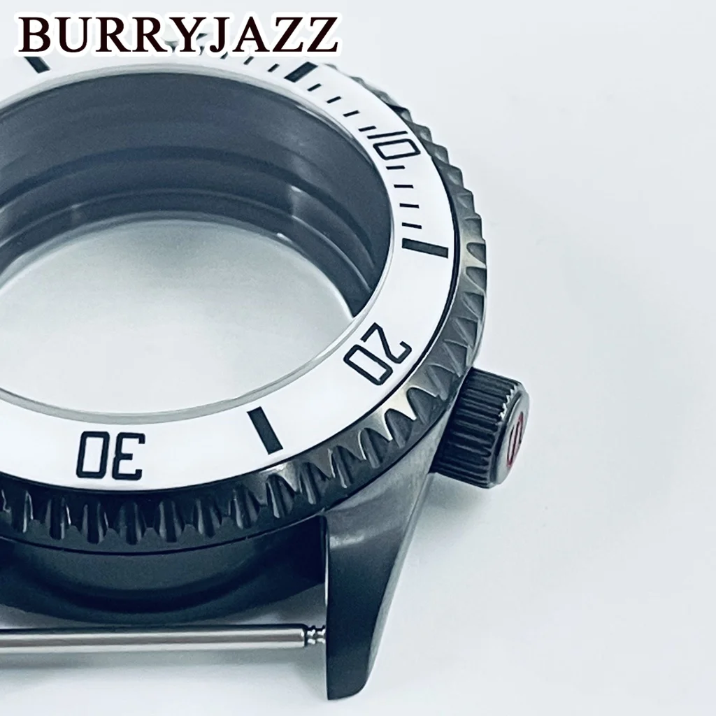 BURRYJAZZ 42 мм улучшенный корпус часов из нержавеющей стали SKX007, водонепроницаемый сапфировый Crysta, подходит для NH34 NH35NH36, механизм, циферблат 28,5 мм
