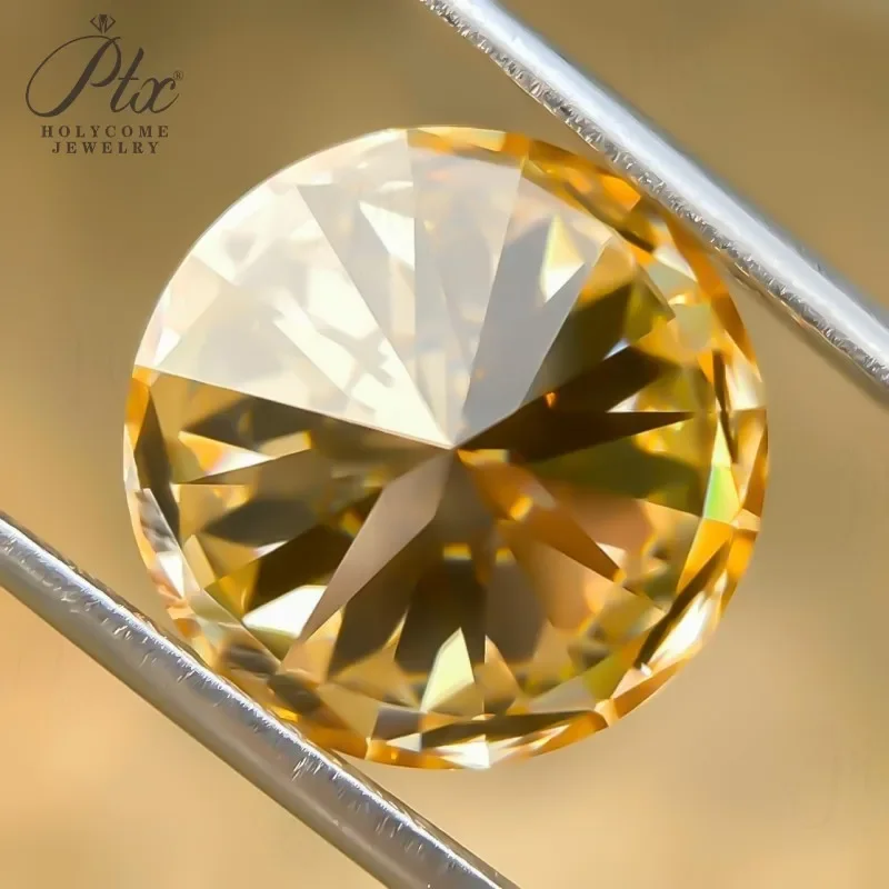 100 % echter Moissanit-Diamant, mehrfarbig, VVS1-Reinheit, 0,3–10 Karat, runde Form, GRA-Zertifikat, Schmuckmaterial, DIY-Zubehör. – Detail 25