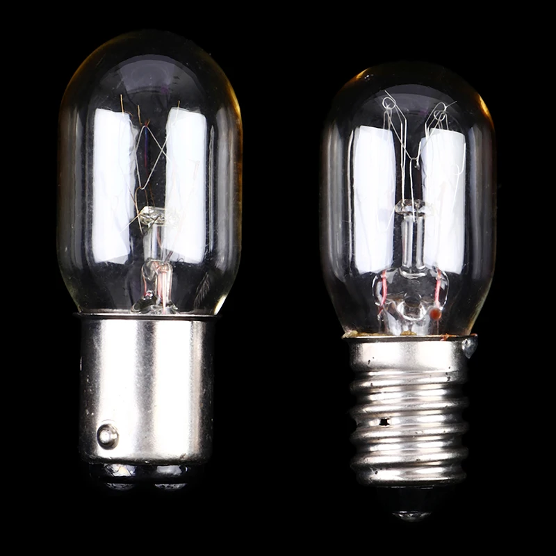 재봉틀 전구 백열 램프 옥수수 LED 냉장고 전구, 재봉틀 용품, B15, E14, 15W, 220V