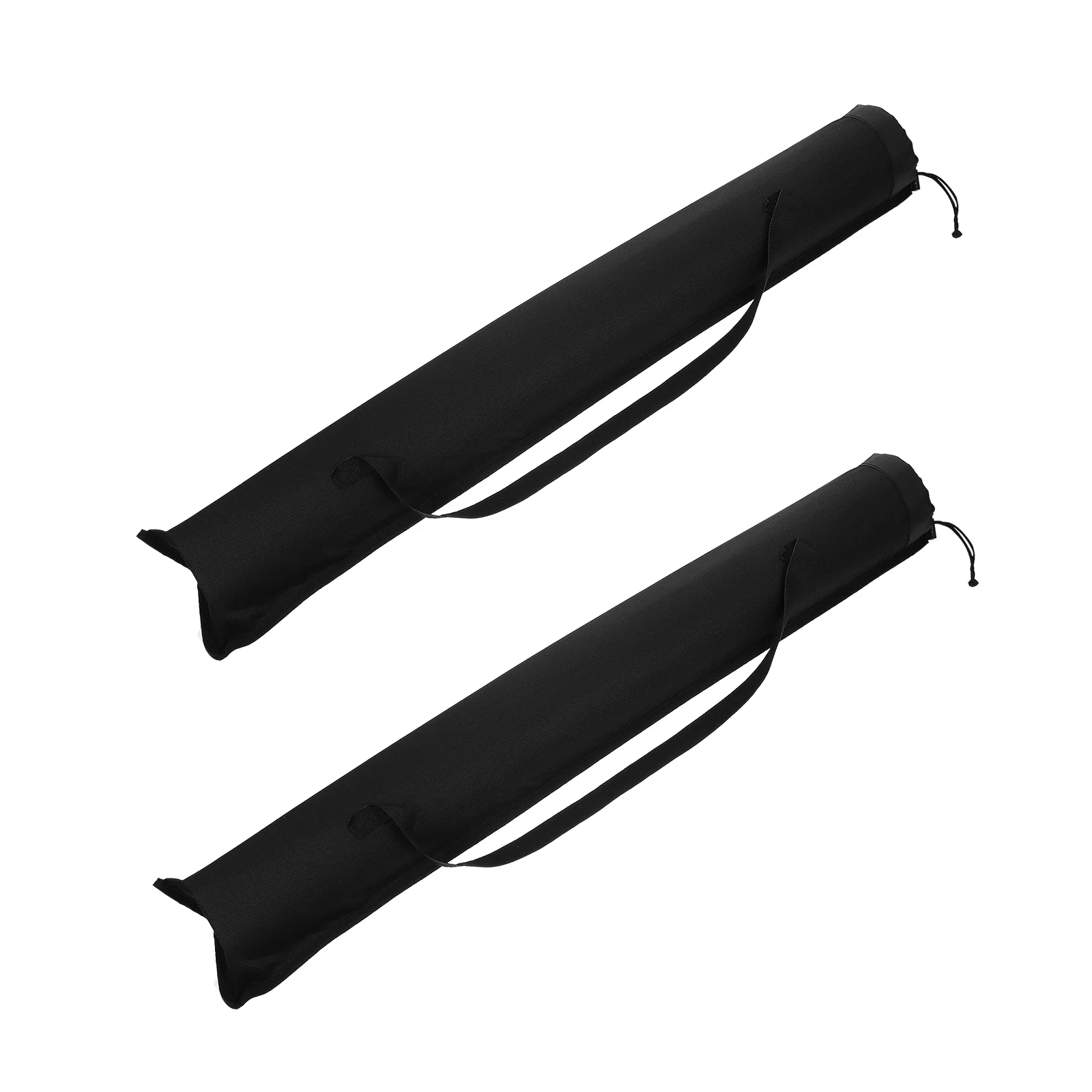 

2pcs Hiking Alpenstocks Storage Bag Waterproof Sturdy Holder For Walking Trekking Carrying Pouch Adjustable Fastener Durable