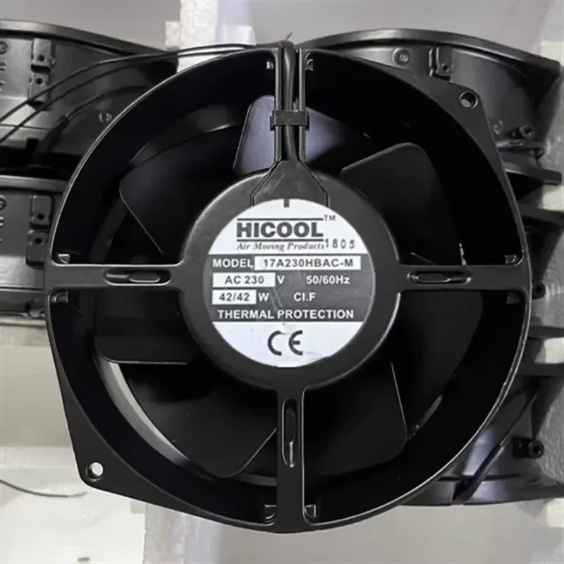 For HICOOL 17A230HBAC-M AV230V 42W aluminum frame frequency conversion imported fan