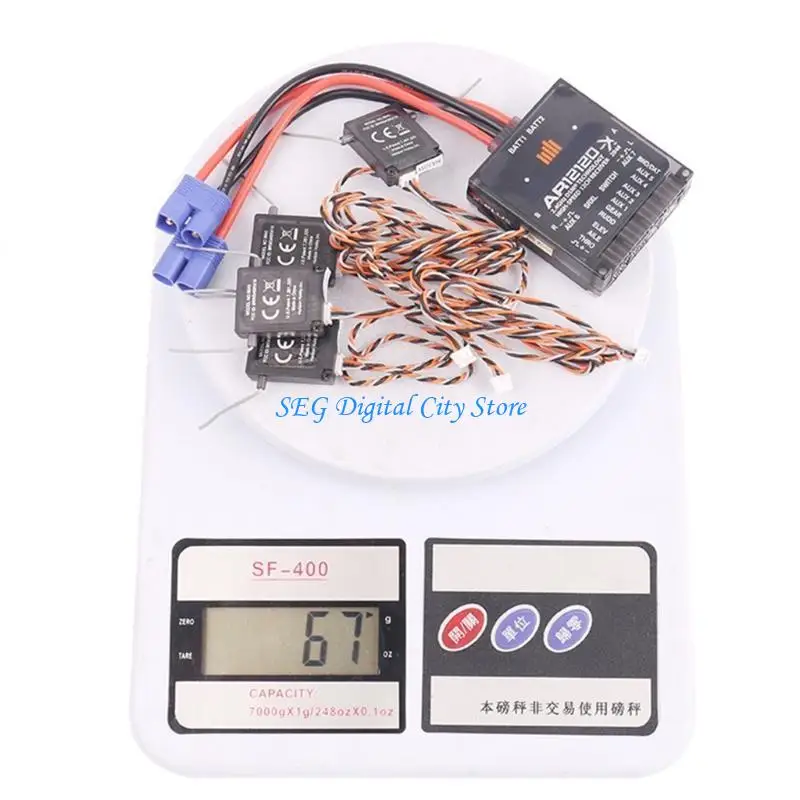 

U75B Professional Receiver 12 Channel Receiver Stable 12 Channel Receiver Advanced Receiver ABS for Model Aviations