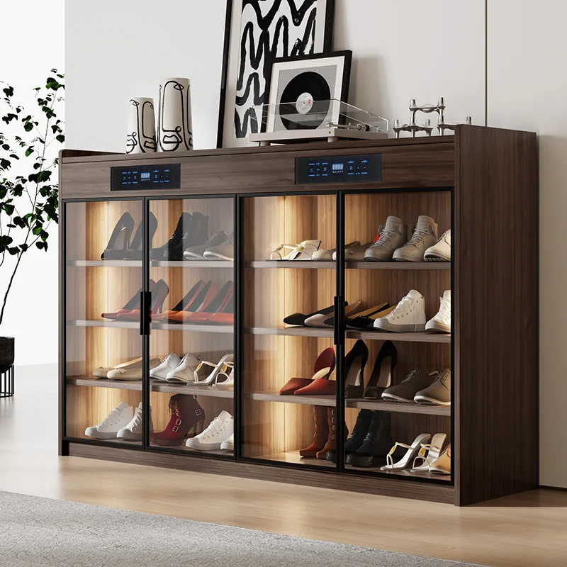Smart Shoe Cabinet Hidden Design for Living Room Furniture and Mobile Shop Showcases