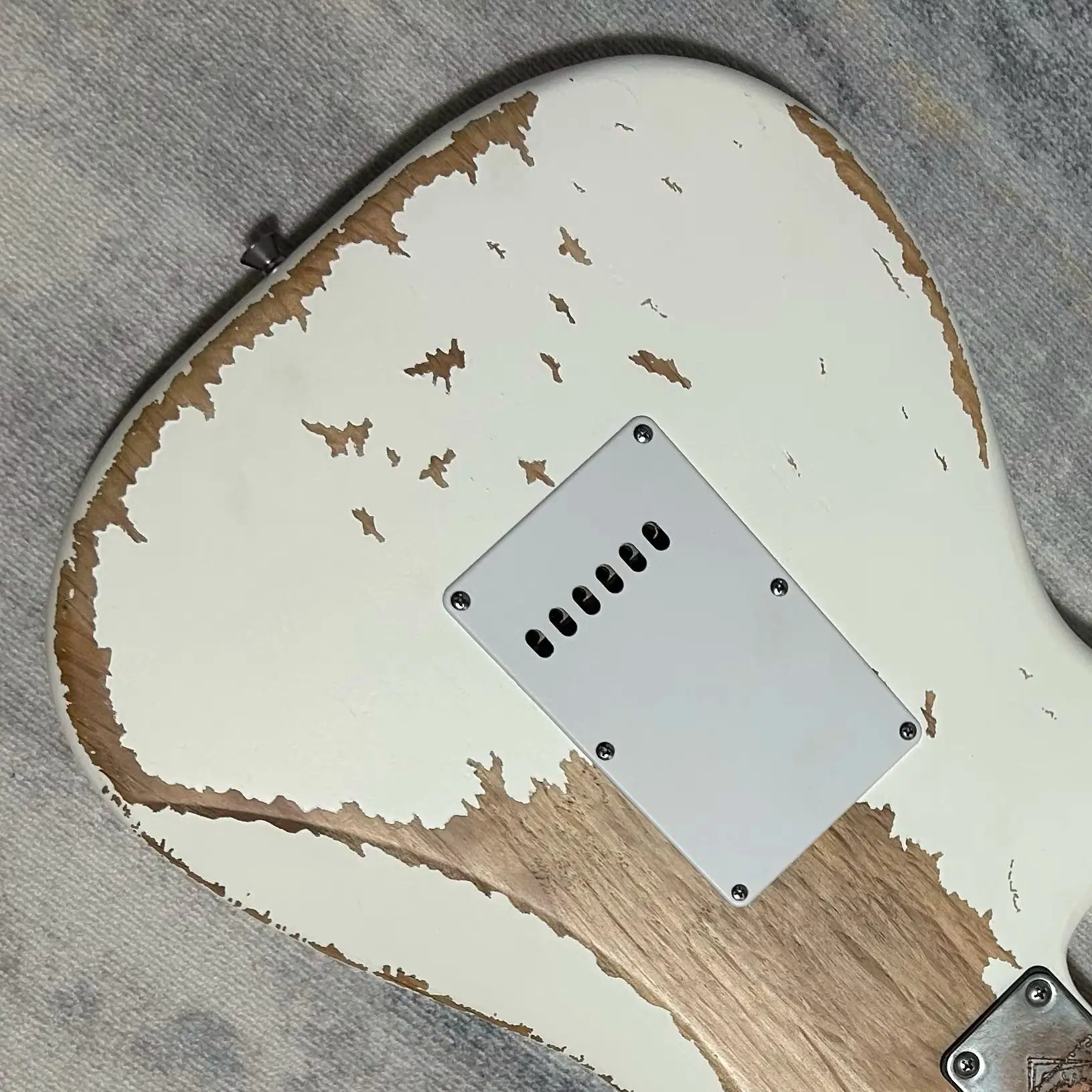 Aged GST Electric Guitars White Color Alder Body Maple Fretboard