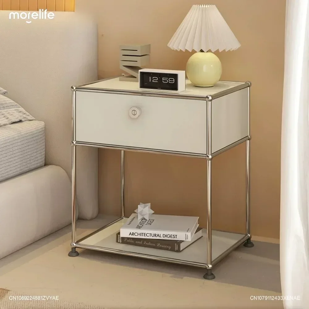 Luxury Bedside Table Nightstand Minimalist Modern Modular Holder Nightstands For Bedroom Small Nuit Cabinet Furniture