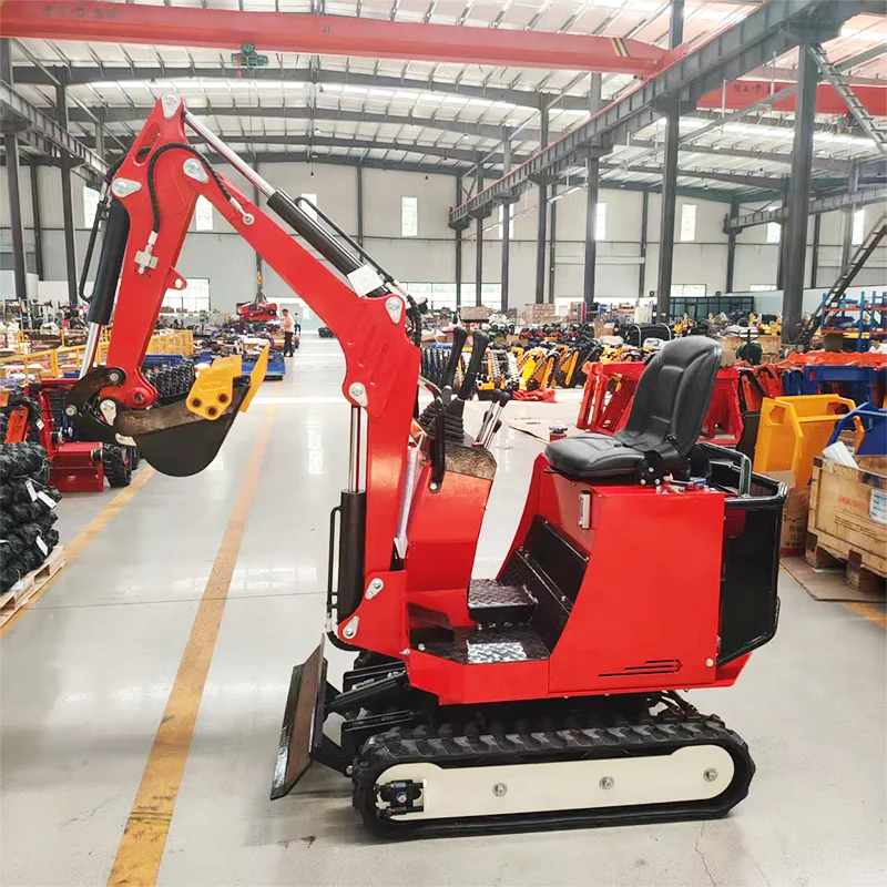 

1.0 Ton Customized Small Mini Excavator High Quality Mini Digger For Garden Crawler Small Bagger For Home Factory Directly Sale