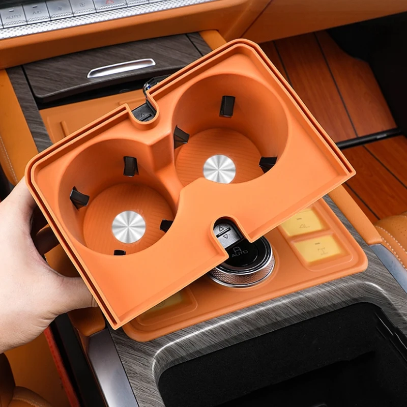 

For GWM TANK 500 Hi4z/t 2022-2025 Silicone Pad for Central Control Cup Holder Reinforced Upgrade Car Accessories