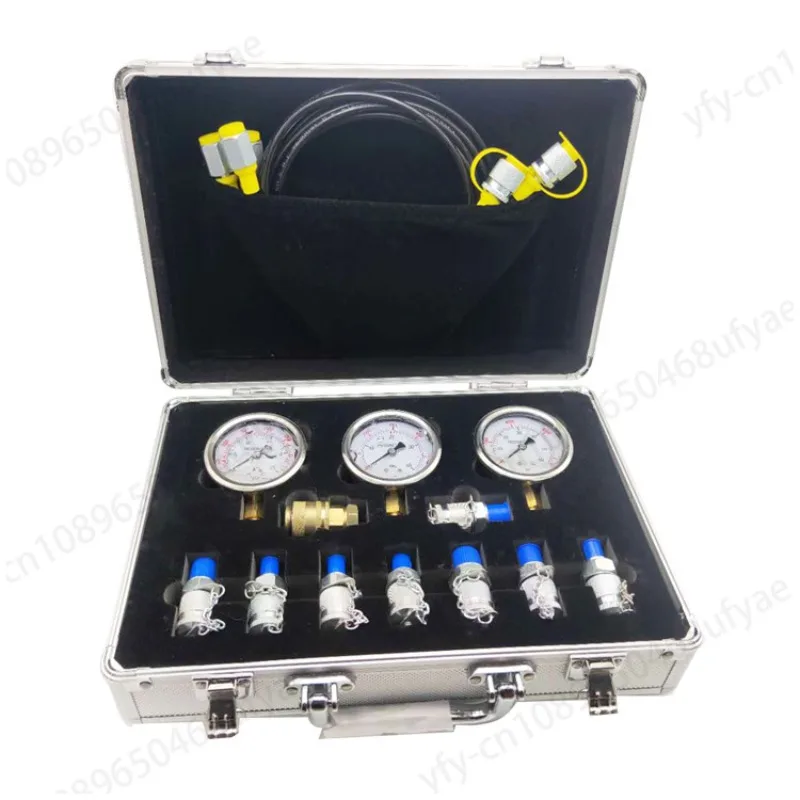 Excavator Accessories Hydraulic Pressure Gauge Pressure Measuring Device Pressure Test Parts Test Box