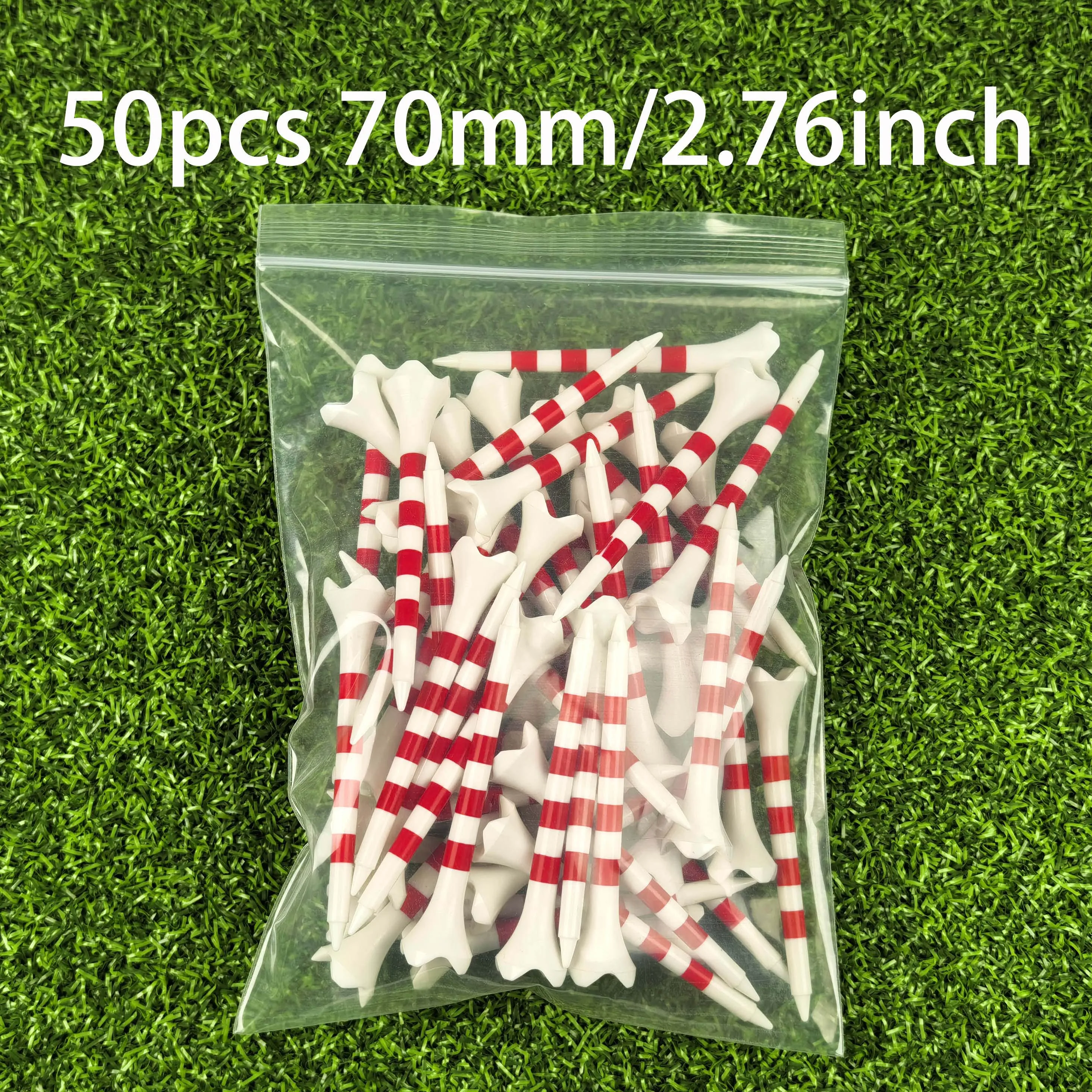 50 Stück Golf-Tees aus ABS-Kunststoff, professionelles Golf-Zubehör – Detail 7