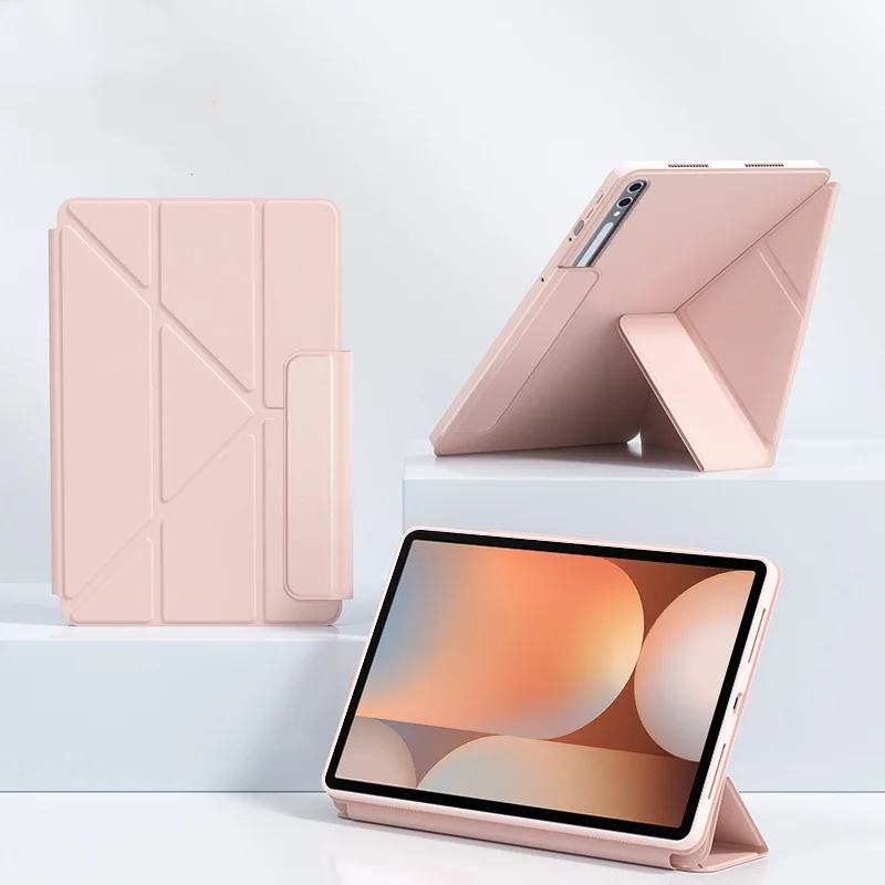 Etui Funda do Samsung Tab S10 Lite, skórzane PU, składana podstawka, magnetyczne zamknięcie, pokrowiec Coque do Galaxy Tab S10 Lite S9 S10 FE, 10.9 cala — zdjęcie produktu 2