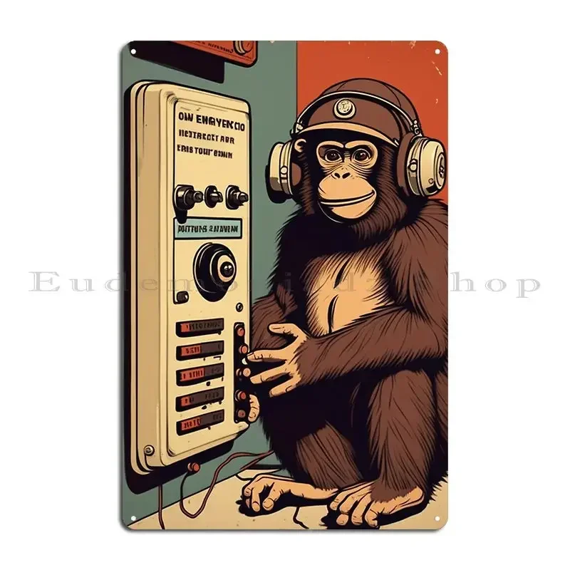 Emergency Intercom Metal Sign Create Garage Wall Decor Custom Pub Tin Sign Poster
