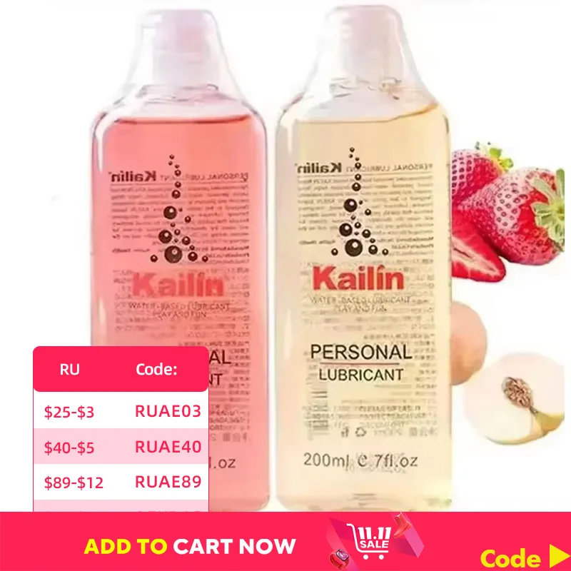 KAILIN Fruity Sex Lubricant Peach Lube Grease for Lubrication for Sexs Goods for Adults Sexos toys Gay Anal Exciter for Women