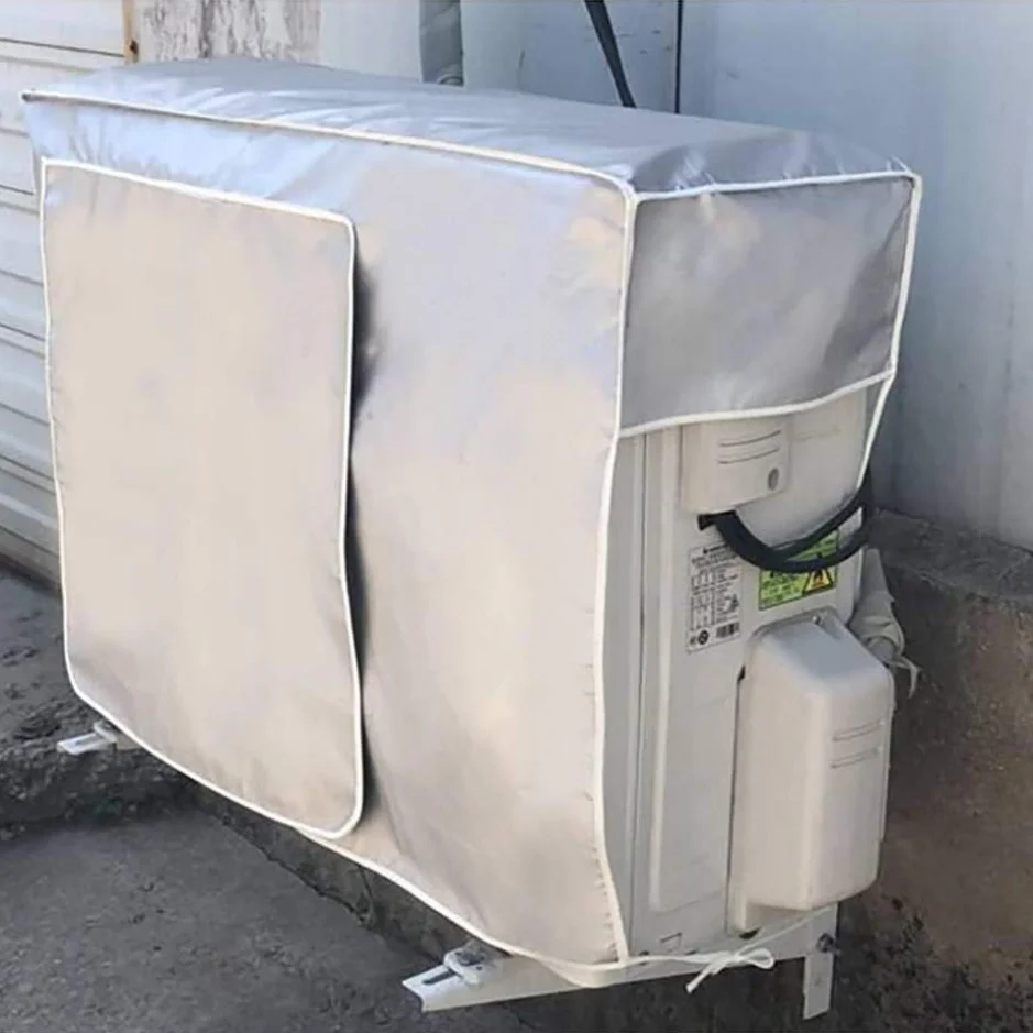 Air Conditioner Cover for The Outdoor Unit, Protective Cover for The Wall-Mounted Air Conditioner to Block Wind And Dust