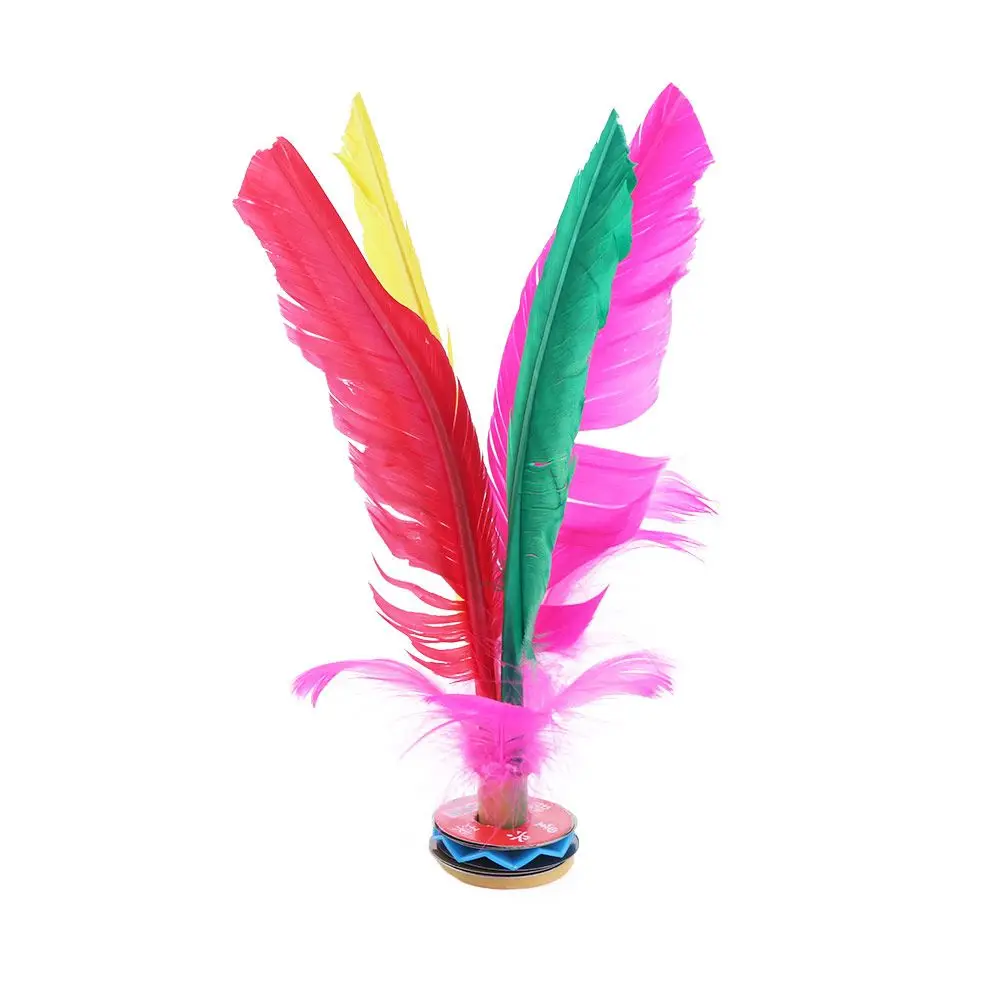 Durable Outdoor Sports Game Feathers Foot Sports Chinese Jianzi Sport Training Kick Shuttlecock