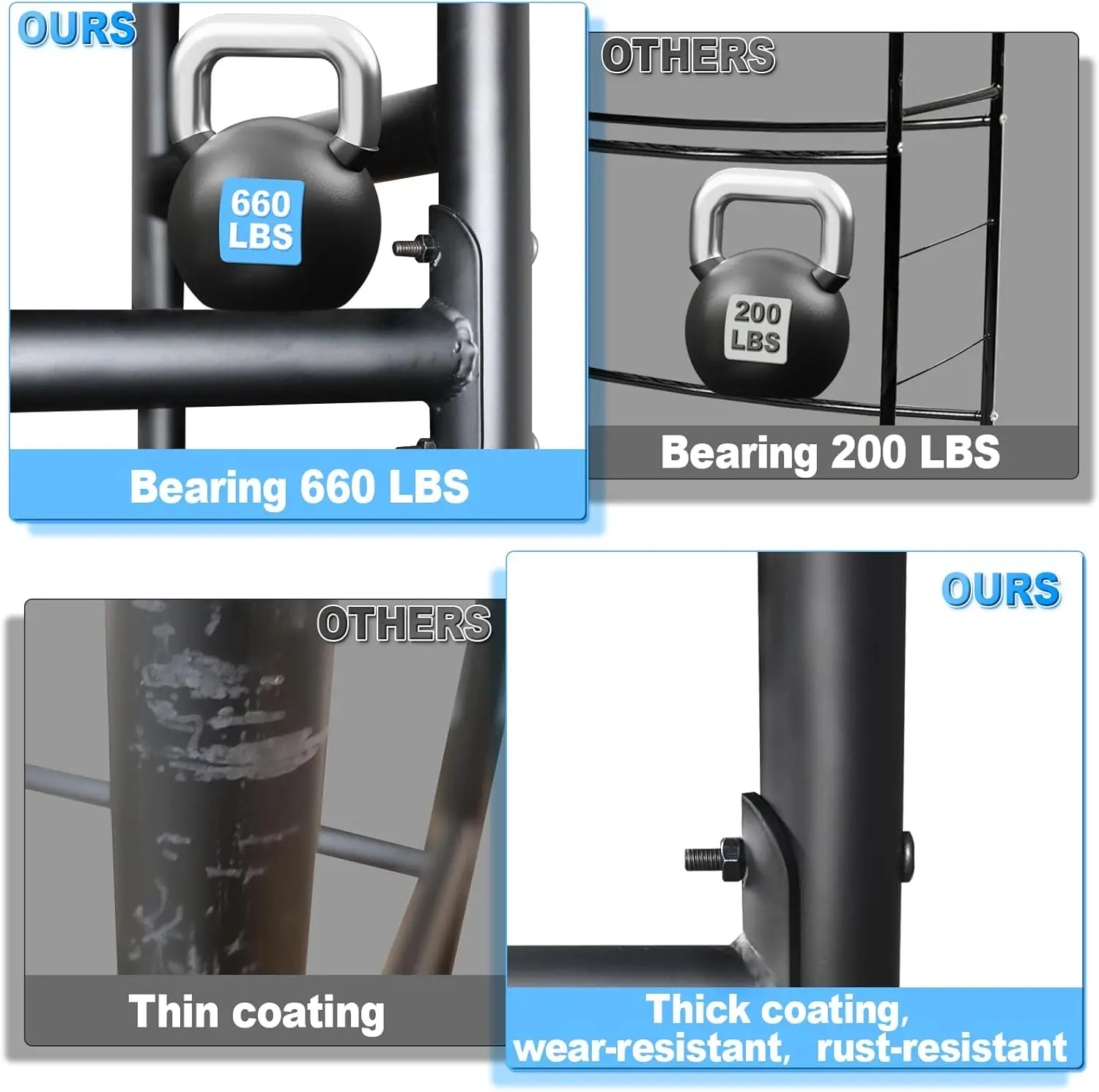 Regulowany metalowy stojak na opony z składaną tablicą narzędziową, 4 kółka obrotowe, wysokość 150 cm, udźwig 300 kg do przechowywania w garażu