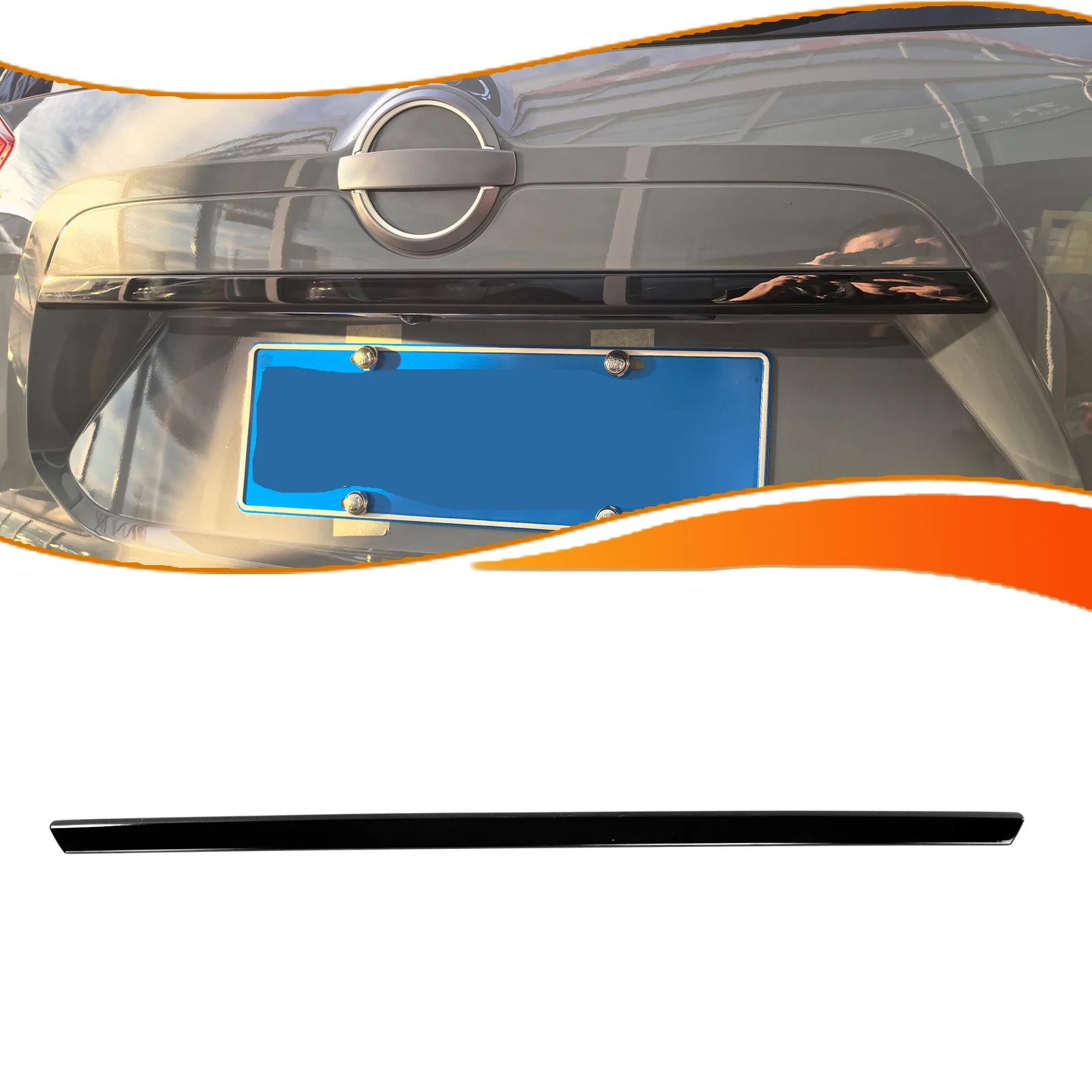 

Наклейка-накладка на заднюю дверь багажника для Nissan X-Trail 2013-2021