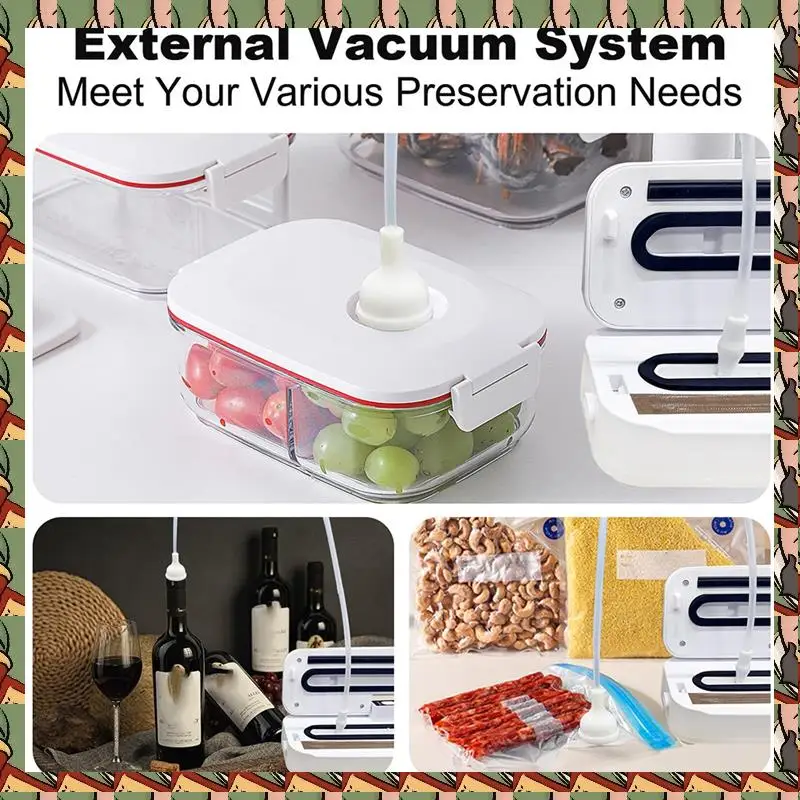 

Food Saver Vacuum Sealer Machine Machine Vacuum Sealers Automatic Dry/Moist Food US Plug