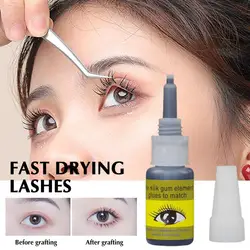 10ml Eyelashes Extension Glue Long Lasting Grafting Drying Glue Adhesive Lashes Glue Black Irritant Makeup Quick No M2L7