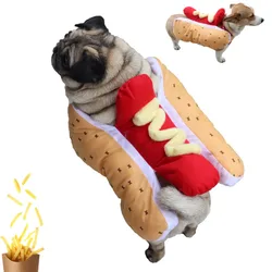 Halloween Hond Kostuums Puppy Kleding Voor Huisdieren Grappige Hotdog Verkleedjas Jassen Voor Kleine Middelgrote Honden Katten Huisdier Producten