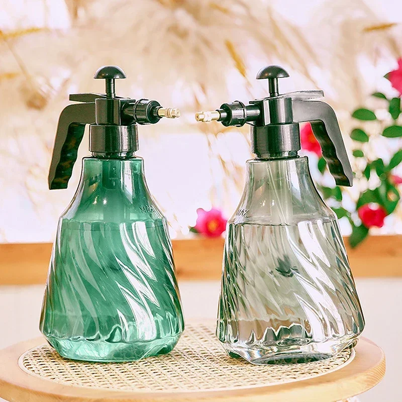 

Flower Watering Pot With Column Pattern Air Pressure Spray Nozzle Spray Bottle Sprayer Planting Garden Watering Irrigation