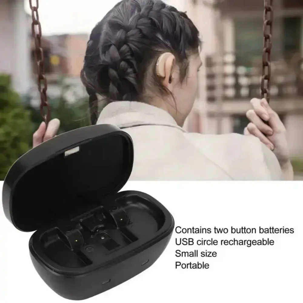 Portable A13 Hearing Amplifier Batteries Charger Kits Ear Care Tools Cycle Fast Rechargeable USB Charging Cable Ears Cares Tools