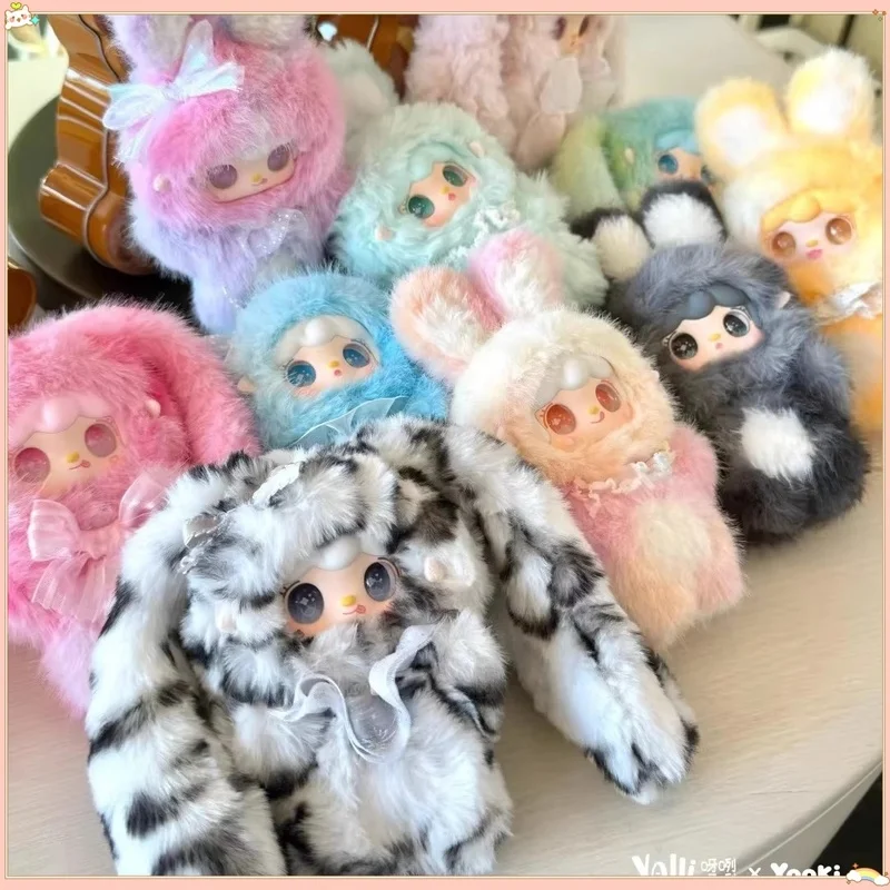 

Новая виниловая кукла серии Yooki Hopping Bunny, плюшевая кукла в слепой коробке, милая сумка, подвеска, плюшевая кукла, модная игрушка, загадочная коробка, подарки для девочек