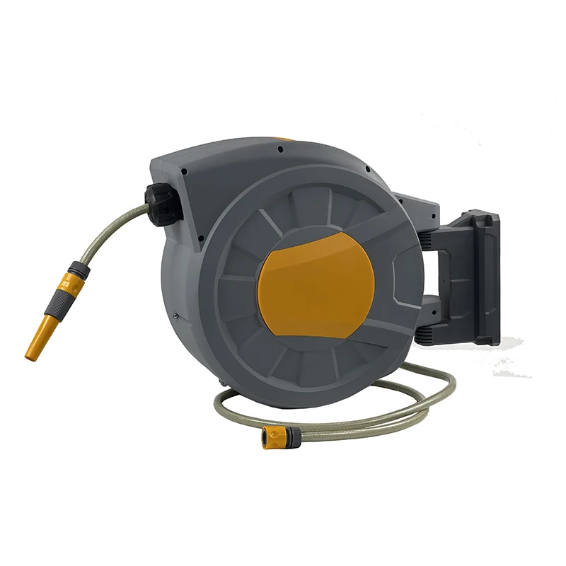 30M Auto Wall Mounted Automatic Retractable Water Garden Hose Pipe Reel