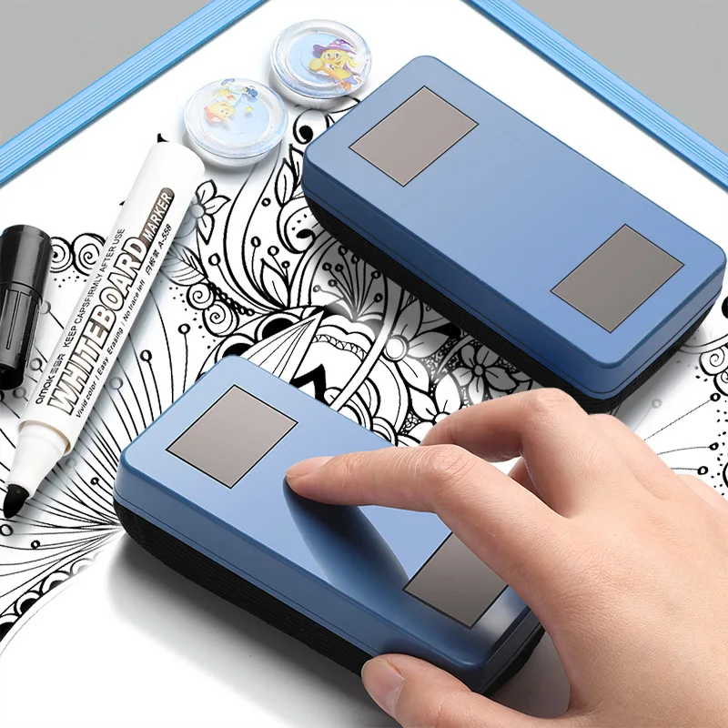 ممحاة السبورة المغناطيسية، ممحاة جافة للسبورة المغناطيسية، منظف ناعم للفصول الدراسية والمنزل والمكتب والقرطاسية المدرسية