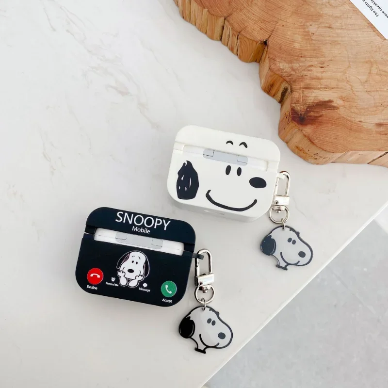 Snoopy Silicone Case For Airpods Pro Case Wireless Bluetooth For  Airpods 2 Case Cover Earphone Cases For Air Pods Pro 3 Fundas