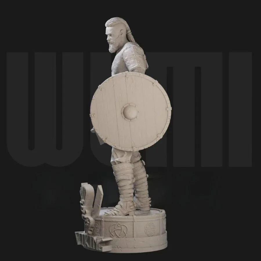1/24 75mm Proportion Resin Body Assembled Model Kit Viking Warrior History Hobby Miniature Unassembled and Unpainted DIY Toys