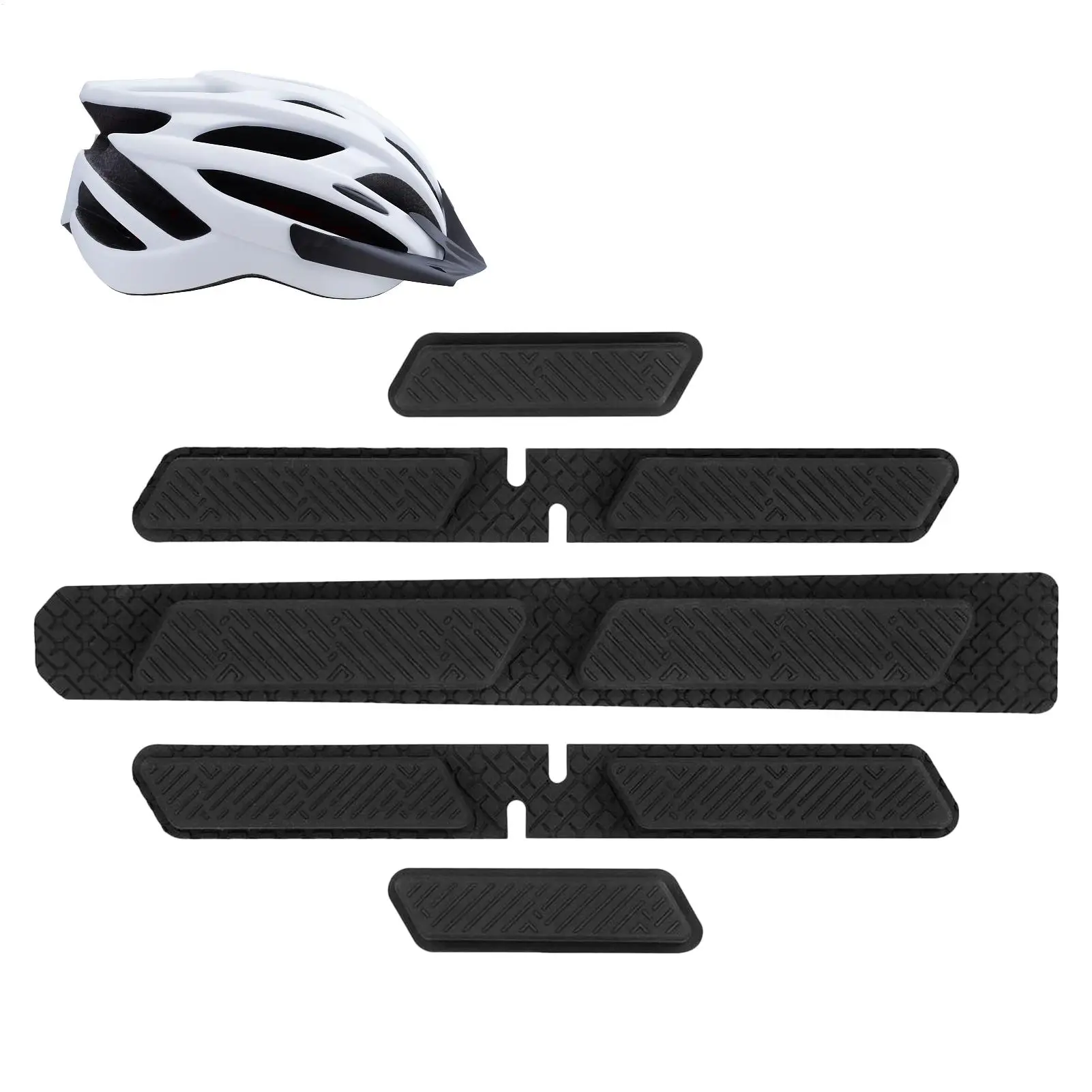 Helmet Padding Silicone Breathable Shock Absorbing Protective Replacement Bike Helmet Padding for Daily Travel Road Trip Cycling