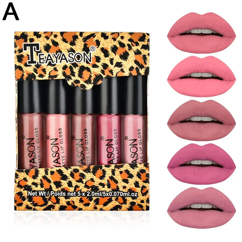 NEUE High-end-Wasserdicht Dauerhafte Sexy Roten Lippenstift Matte Pflege Lip Wasserdichte Kosmetik langlebig Lip Gloss Lippenstift u5U6