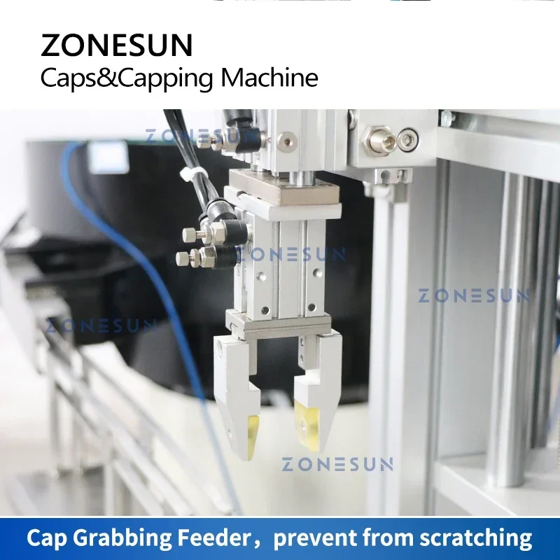 Zonesun ZS-XG1870R automático óleo essencial cosméticos líquido conta-gotas garrafa máquina tampando tampa vibratória alimentador produtos pulverizador