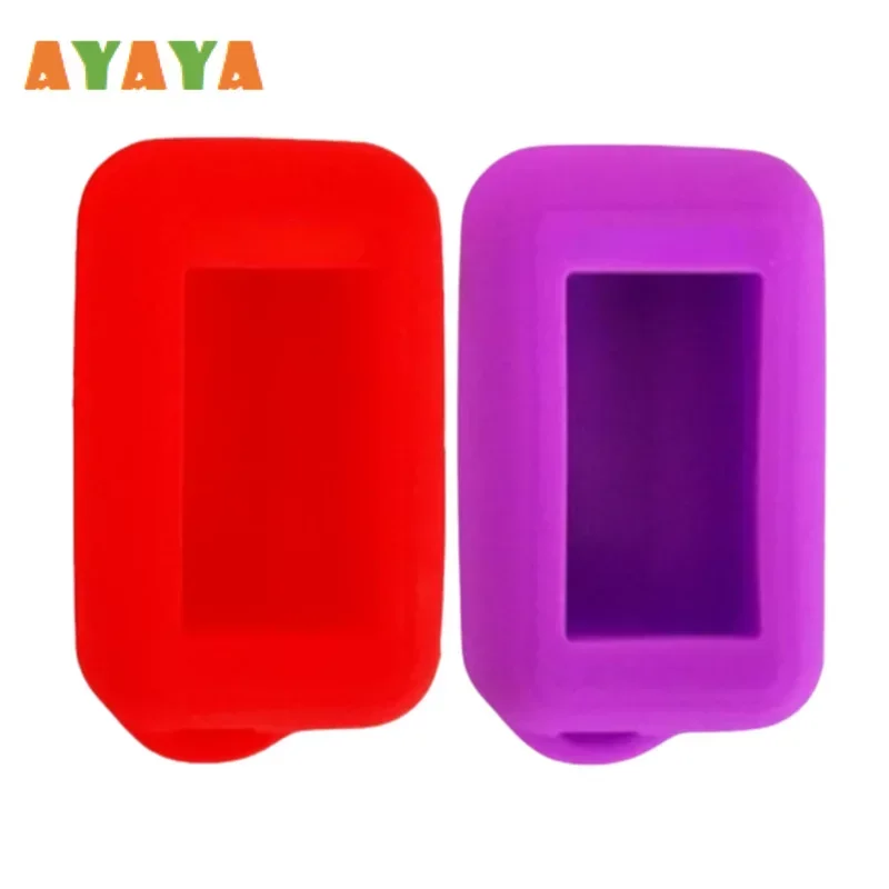 Silicone Key Case Cover For 2 Way Car Alarm System For Starline E60 E61 E62 E90 E91 Remote Control Key Shell Fob Accessories