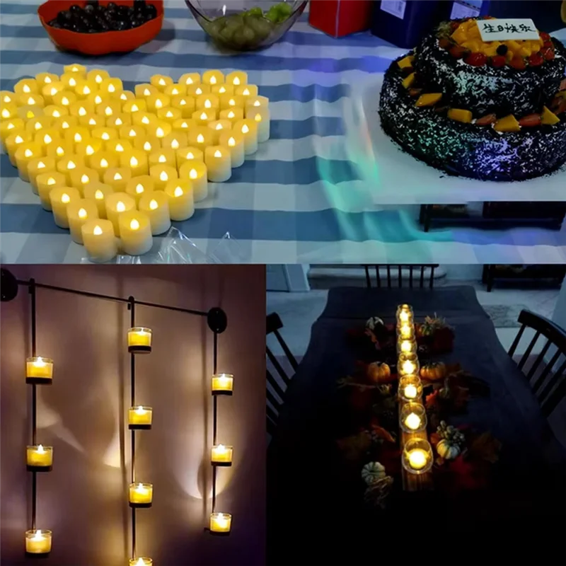 

Беспламенный светодиодный чайный светильник, перезаряжаемая свеча, таймер, пульт дистанционного управления для свадебной комнаты, сада, праздничного освещения