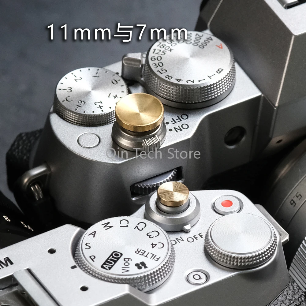 Kamera Hot Shoe Tembaga Sekrup Tombol Rana Rilis Cepat untuk Fuji XPRO3 XT5 X100V X100VI XT30 XT50 XM5 X100VI (Bukan Jenis Lem)