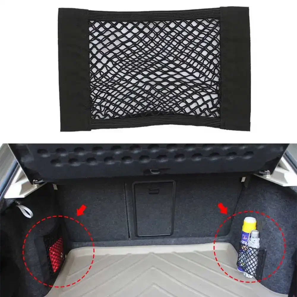 Do Volkswagen VW Passat B6 B7 B8 Golf 6 Golf 7 MK6 MK7 POLO Jetta MK6 MK7 Bagażnik samochodowy Oparcie siedzenia Elastyczna siatka do przechowywania