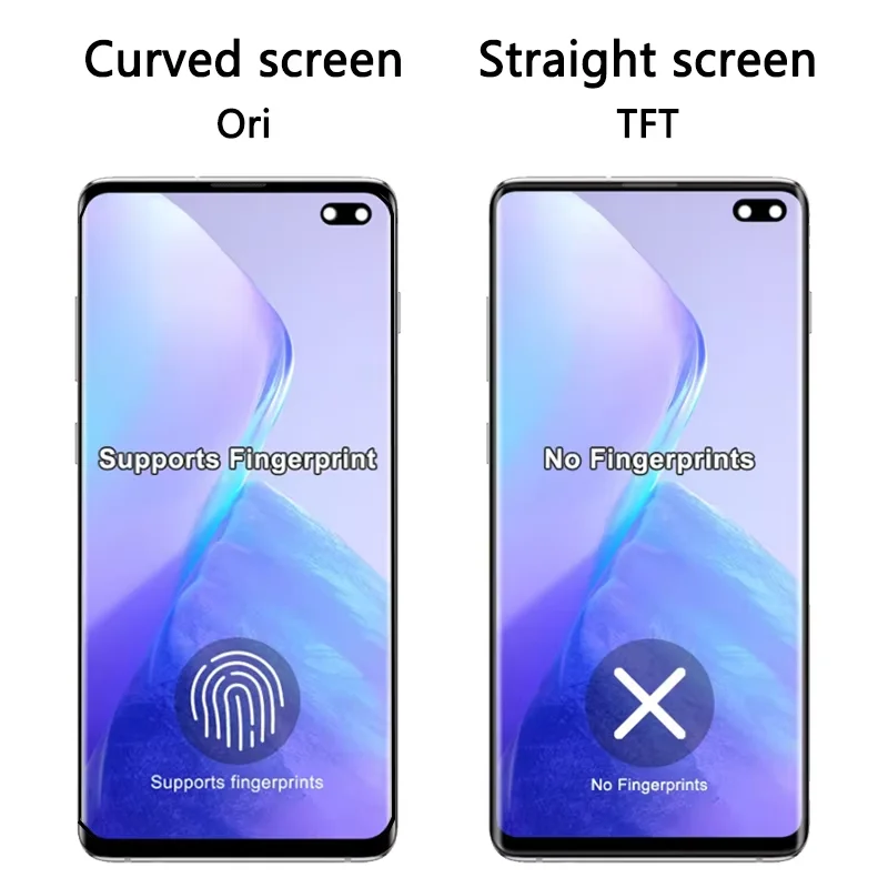 Wyświetlacz TFT jakości S10 z ramką do Samsung S10 LCD ekran dotykowy Digitizer SM-G973F/DS G973U G973 wymiana wyświetlacza — zdjęcie produktu 4